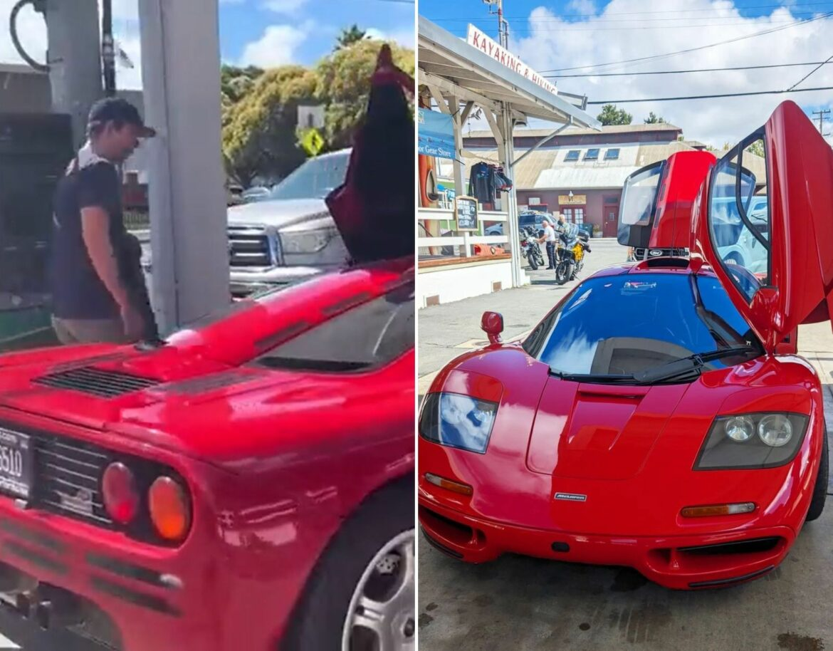 OpenAI Founder And CEO Sam Altman Patiently Allowed An Inquisitive Father-And-Son Duo To Check Out His $20 million McLaren F1 At A California Gas Station