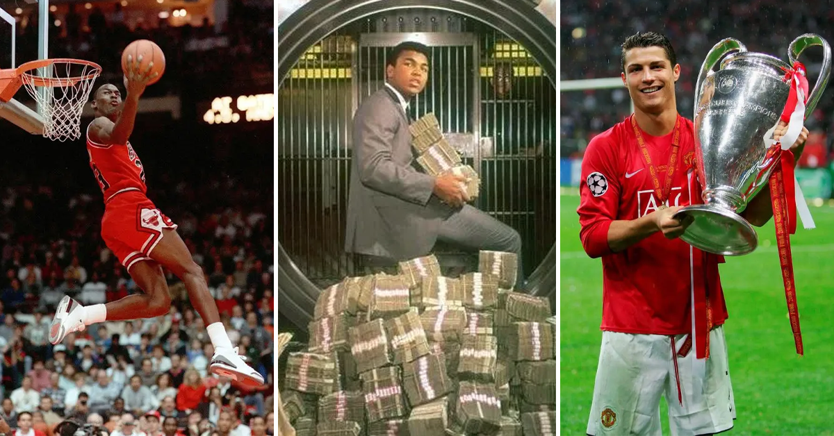 The Wealthiest Athletes in History: Ronaldo, Messi, Tyson, And Ali Among The Elite