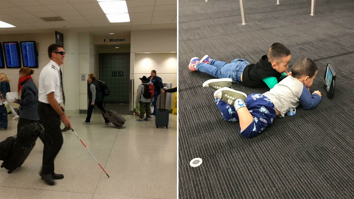 30 Airport Photos That Captured The Hilarious, Heartwarming, and Bizarre Things Happening Around