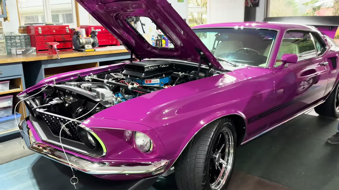 1 Of 2 1969 Ford Mustang Mach 1 Boasts Rare Factory Color