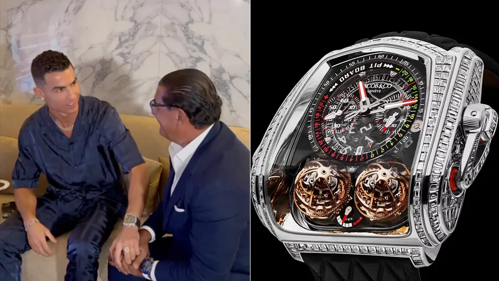 Cristiano Ronaldo’s Bonkers $2 Million Jacob & Co. Watch Was Delivered by the Brand’s Founder