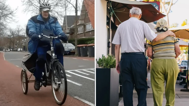 90-Year-Old Man Rides His Bike 21 Miles Every Day – Just to See His Wife in a Nursing Home