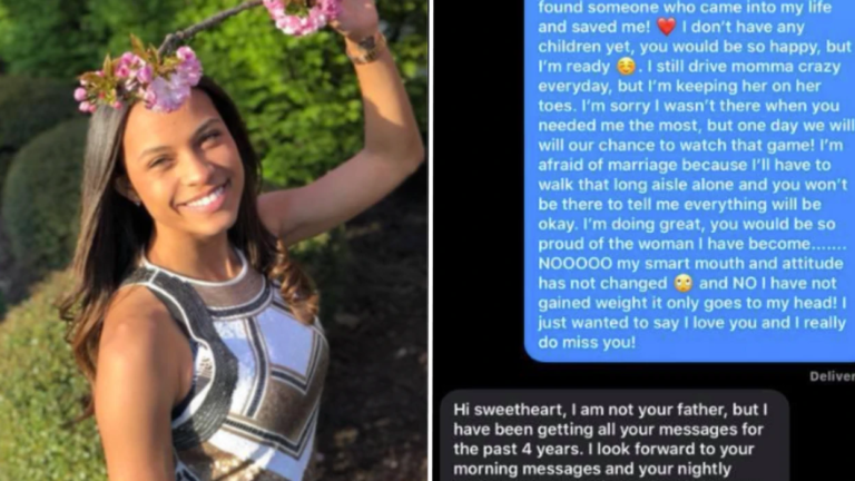 Woman Texted Her Daddy Every Day After His Death – 4 Years Later She Receives a Shocking Response