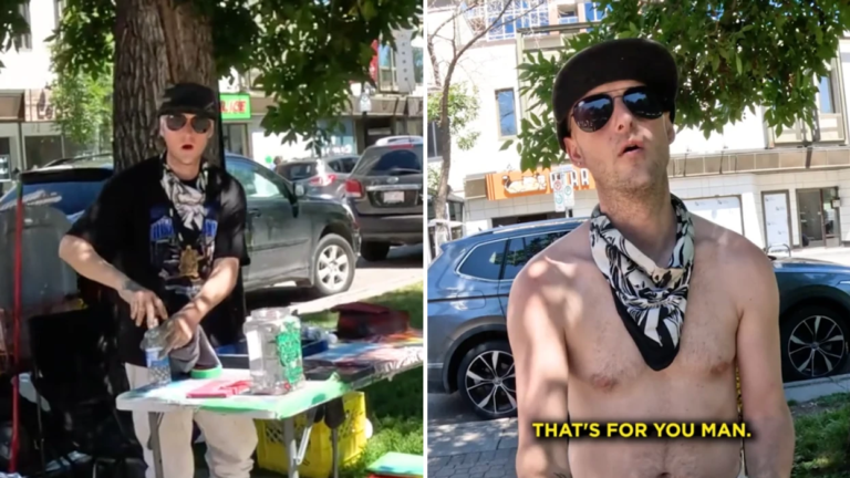 Stranger Comes Across Artist On the Street – Gives Him Way More Than a Commission