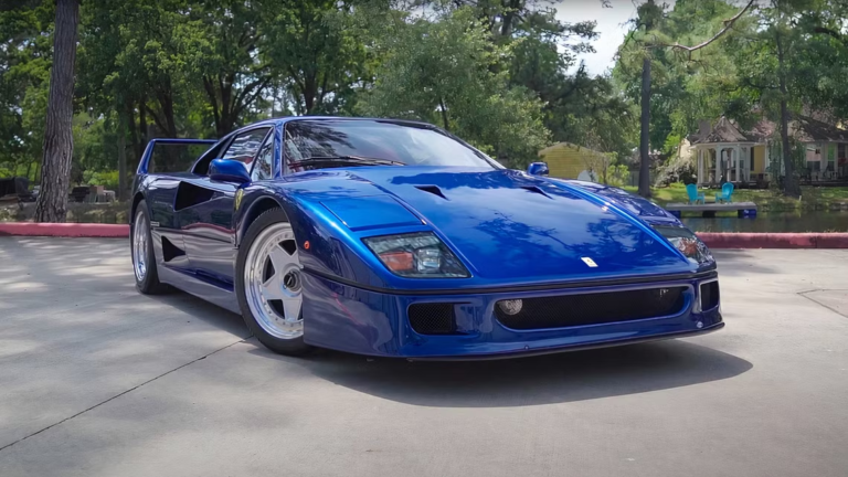 Ultra-Rare Ferrari F40 Blu Has A Past As Wild As Its Looks