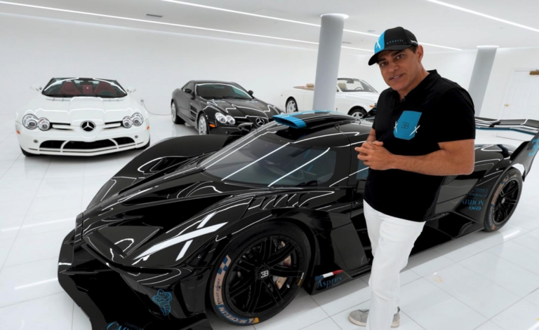 California entrepreneur Manny Khoshbin says the tires on his $4.7 million track‑only Bugatti hypercar need to be changed every 36 miles, and they cost $8,000
