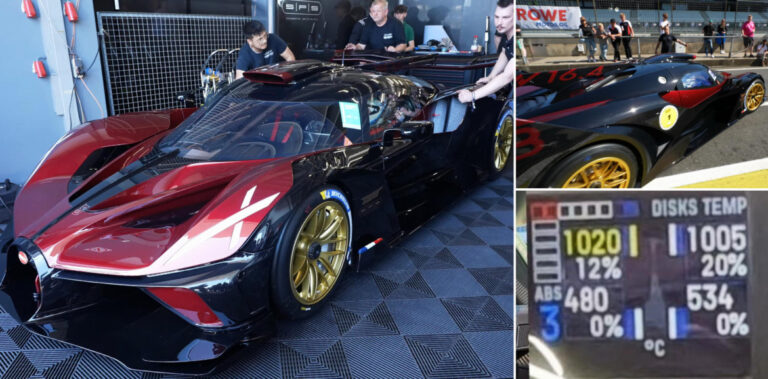 During a lucky ride on the Nürburgring GP circuit in the $5 million Bugatti Bolide, a YouTuber gasped as the hypercar’s brakes sizzled at 1,800°F, roughly twice the surface temperature of Venus