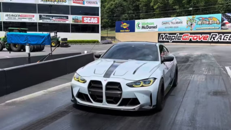 Insane BMW M4 Sets Drag Racing World Record, Drives Home