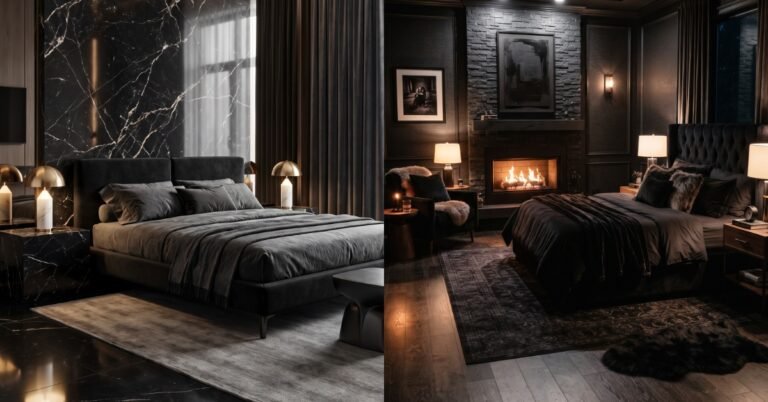 20 Black Bedroom Design Ideas